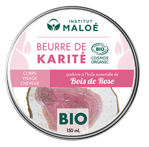 BEURRE DE KARITÉ PARFUM BOIS DE ROSE BIO - INSTITUT MALOÉ