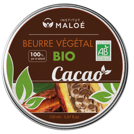 BEURRE VÉGÉTAL CACAO BIO - INSTITUT MALOÉ