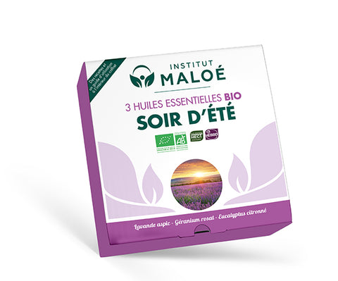 COFFRET LES ESSENTIELLES SOIR D'ÉTÉ BIO - INSTITUT MALOÉ