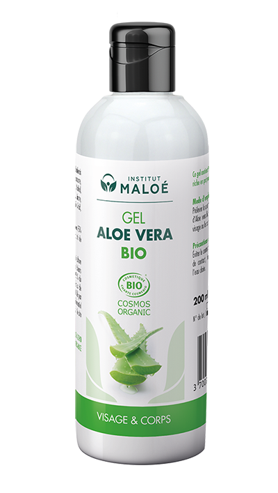 GEL ALOE VERA BIO - VISAGE ET CORPS - INSTITUT MALOÉ