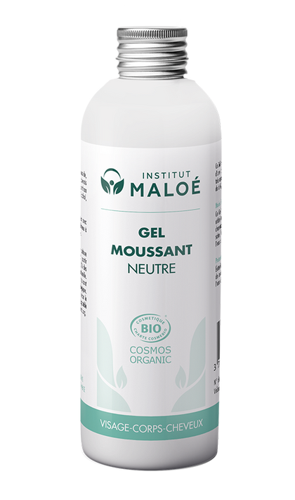 GEL MOUSSANT NEUTRE BIO - VISAGE, CORPS ET CHEVEUX - INSTITUT MALOÉ
