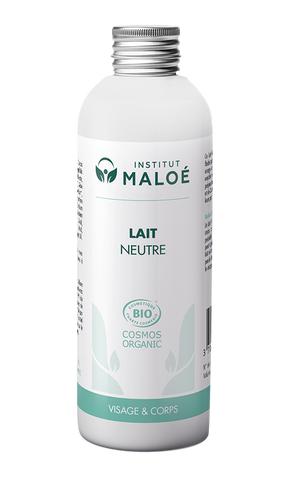 LAIT NEUTRE BIO - VISAGE  ET CORPS - INSTITUT MALOÉ