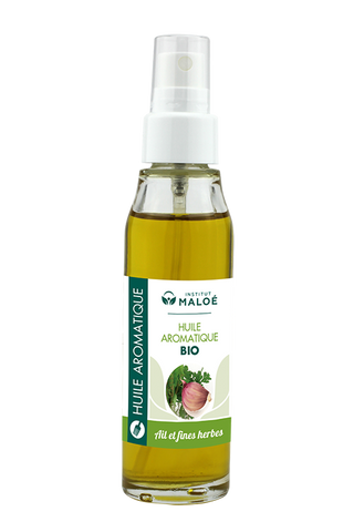 HUILE AROMATIQUE BIO SAVEUR AIL ET FINES HERBES - INSTITUT MALOÉ