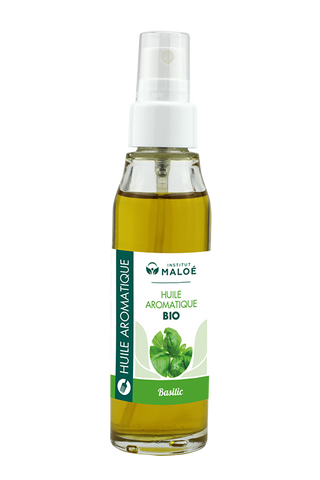 HUILE AROMATIQUE BIO SAVEUR BASILIC - INSTITUT MALOÉ