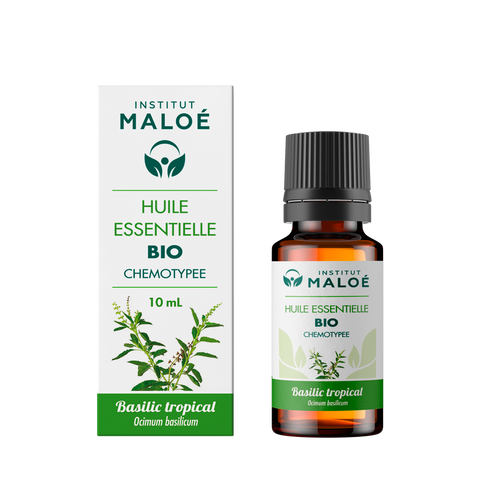 HUILE ESSENTIELLE BASILIC TROPICAL BIO - INSTITUT MALOÉ