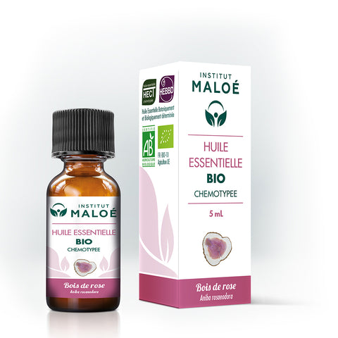 HUILE ESSENTIELLE BOIS DE ROSE BIO - INSTITUT MALOÉ