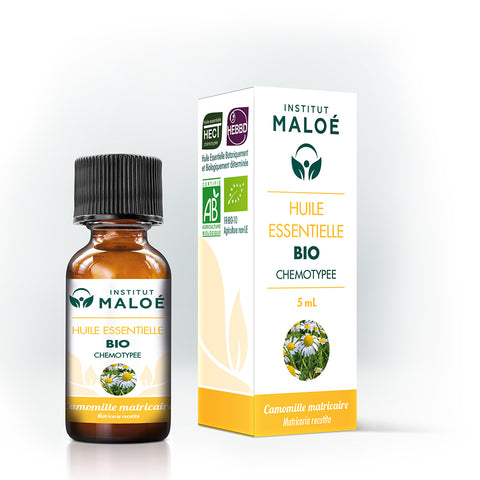 HUILE ESSENTIELLE CAMOMILLE MATRICAIRE BIO - INSTITUT MALOÉ