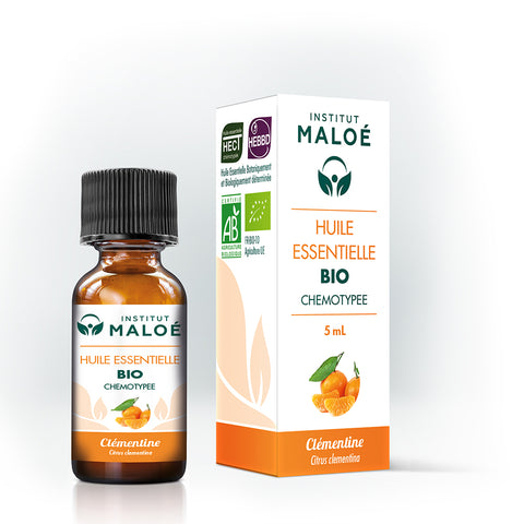 HUILE ESSENTIELLE CLÉMENTINE BIO - INSTITUT MALOÉ