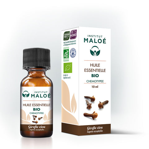 HUILE ESSENTIELLE GIROFLE BIO (CLOU) - INSTITUT MALOÉ