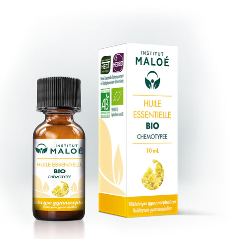 HUILE ESSENTIELLE HÉLICHRYSE GYMNOCEPHALUM BIO - INSTITUT MALOÉ