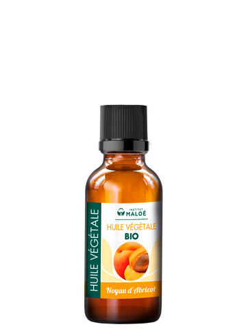 HUILE VÉGÉTALE ABRICOT BIO (NOYAUX) - INSTITUT MALOÉ