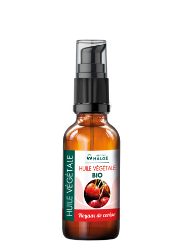 HUILE VÉGÉTALE CERISE BIO (NOYAUX) - INSTITUT MALOÉ