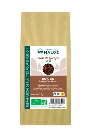 TISANE CLOUS DE GIROFLE BIO - INSTITUT MALOÉ