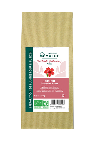 TISANE KARKADE (HIBISCUS) BIO - INSTITUT MALOÉ