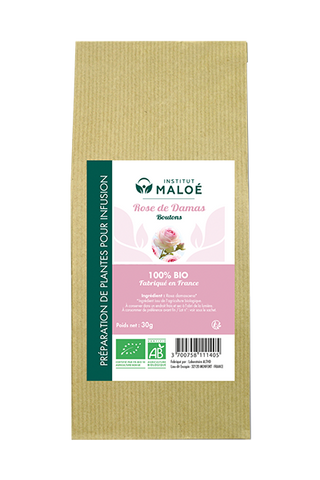 TISANE ROSE DE DAMAS BIO - INSTITUT MALOÉ