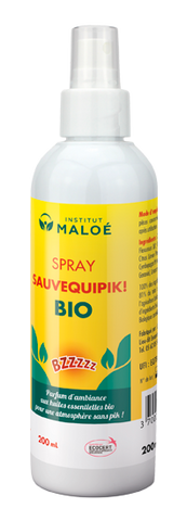 SPRAY ANTI-MOUSTIQUES SAUVEQUIPIK BIO - INSTITUT MALOÉ